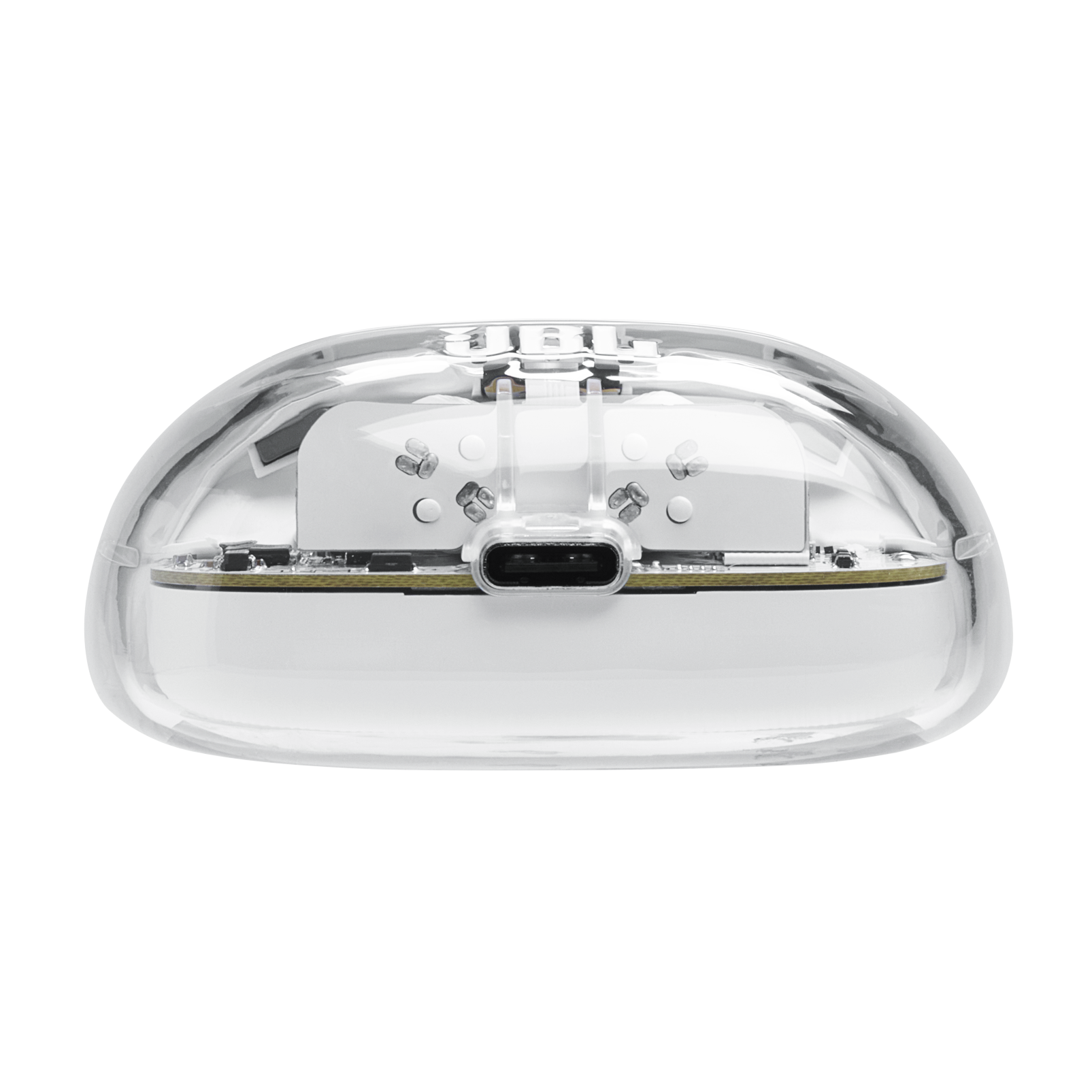 JBL Tune Beam 2 Ghost Edition - Ghost White - True Wireless Noise Cancelling Earbuds - Bottom